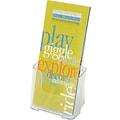 Quill Brand® Literature Holder, 4.25, Clear Plastic (25329)