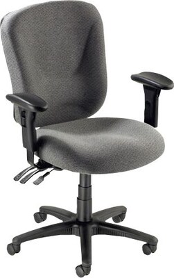 Lorell Accord Series Mid-Back Task Chair, Gray (LLR66125)