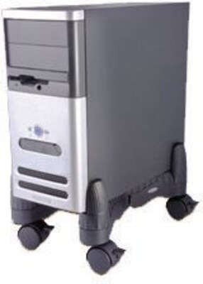 Kantek Steel Mobile CPU Stand, Black (CS200B)