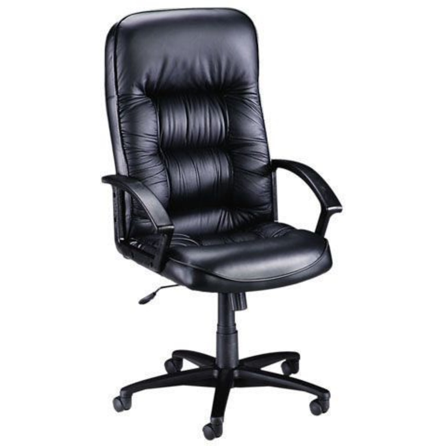 Lorell Tufted Executive High-Back Office Chair, 25.74W x 29.75D x 45.5-49H, Black (LLR60116)
