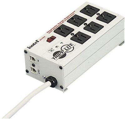 Tripp Lite 6 Outlet Surge Protector, 6 Cord (ISOBAR6ULTRA)