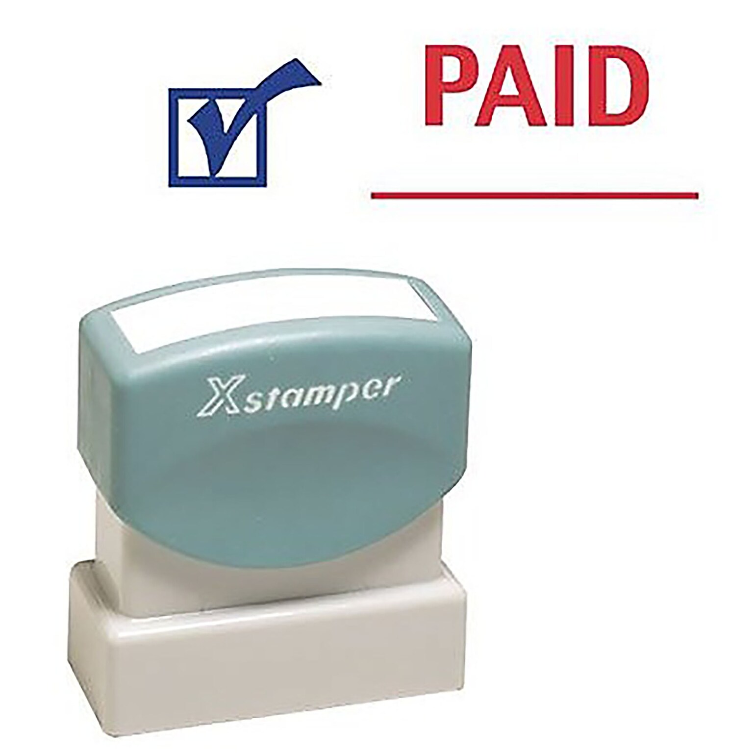 Xstamper® 2-Color Title Stamps, PAID