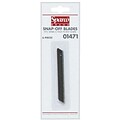 Sparco Snap-Off Knife Blade Refill, 3-1/4 Cut, 3/Pack, Silver