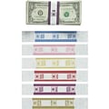 PM Company Currency Straps, White/Violet, $2,000, 25,000/CT