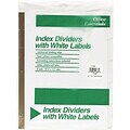Avery Index Divider, 8-Tab, 8.5 x 11, White (11339)
