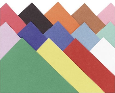 Nature Saver 9 x 12 Construction Paper, Holiday Red, 50 Sheets/Pack (NAT22327)