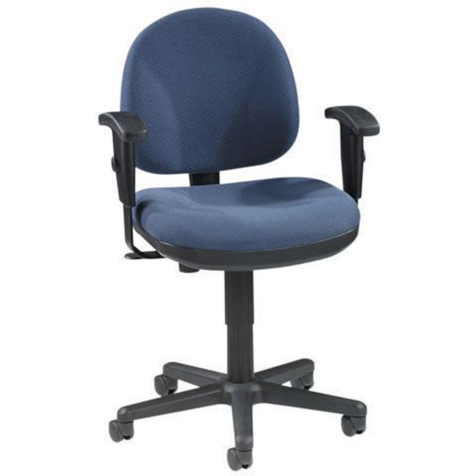 Lorell Millenia Series Pneumatic Adjustable Task Chair, Blue (LLR80006)