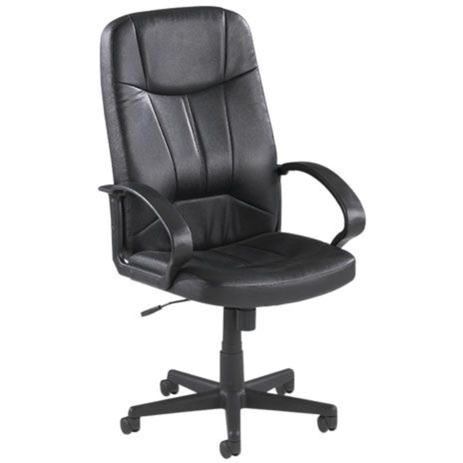 Lorell Chadwick Series Executive High-Back Chair, 26W x 29.5D x 49.8H, Black (LLR60120)