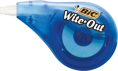 BIC Wite-Out EZ Correct Correction Tape, White, 10/Pack, 9 Packs/Carton (50790-CS)