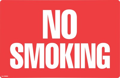 Cosco® No Smoking/No Fumar 8 x 12 (098068)