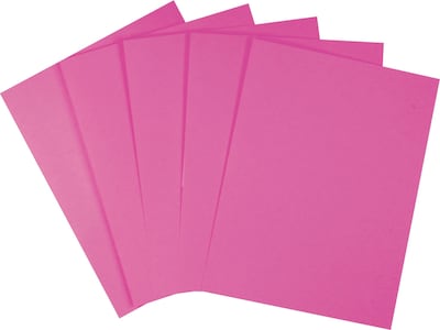 Staples® Brights Multipurpose Paper, 24 lbs., 8.5 x 11, Fuchsia, 500/Ream (20109)