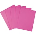 Staples® Brights Multipurpose Paper, 24 lbs., 8.5 x 11, Fuchsia, 500/Ream (20109)