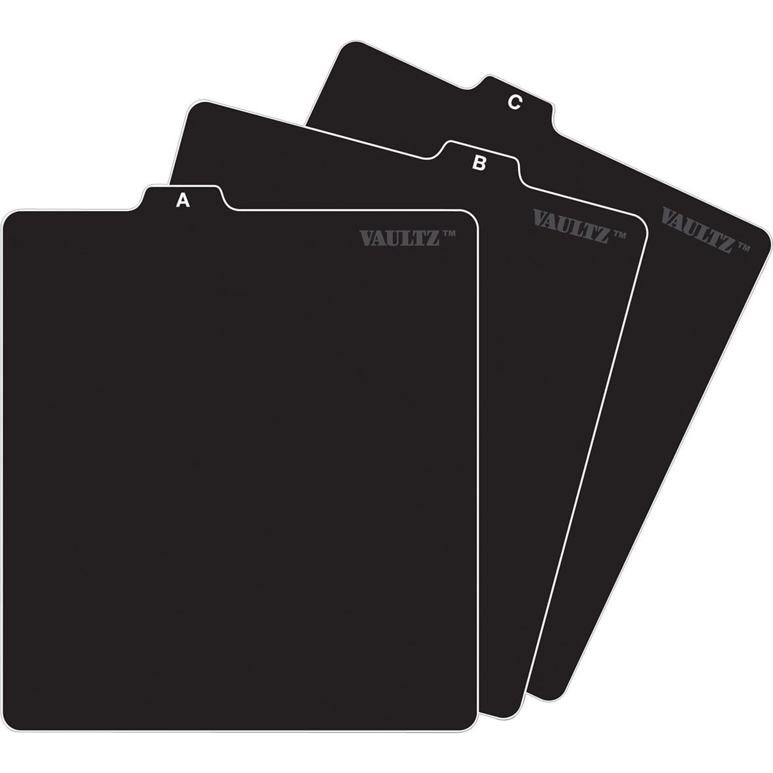 IdeaStream Vaultz CD File Guides, A-Z - CD file guides, 5W x 1/2D x 5 3/4H