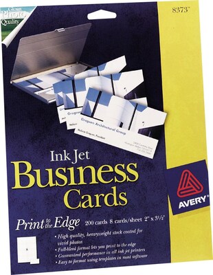 Avery® Photo-Quality Inkjet Glossy Business Cards
