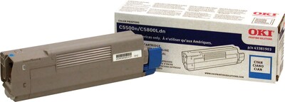 OKI 1107178 Cyan Standard Yield Toner Cartridge