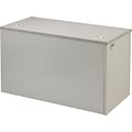 HON 38000 Series Left Return Shell, Gray/Light Gray, 29 1/2H x 48W x 24D