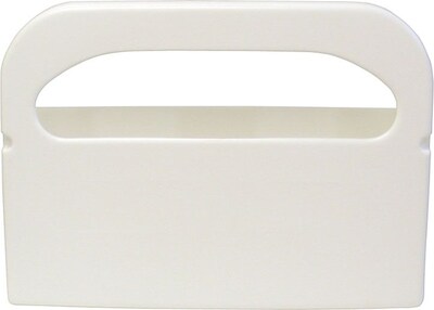 Hospeco Health Gards® Dispenser for Toilet Seat Covers, White, 11 1/2H x 16W x 3 1/4D