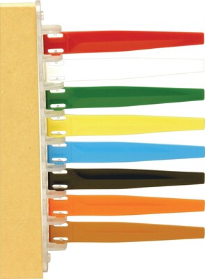 Unimed Exam Room Standard Signal Flags, Primary Colors, 8 Flags