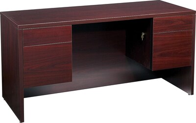 HON® 10500 Series Credenza with Kneespace, 2 Box/1 File Drawer, 60W, Mahogany Finish NEXTExpress NE