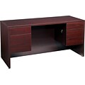 HON® 10500 Series Kneespace Credenza, Mahogany, 29 1/2H x 60W x 24D