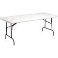 Iceberg® IndestrucTables TOO™ 1200 Series Folding Table, 96x30, Platinum