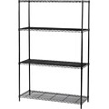 Safco® Industrial Wire Shelving, Starter Kit, 48Wx18D