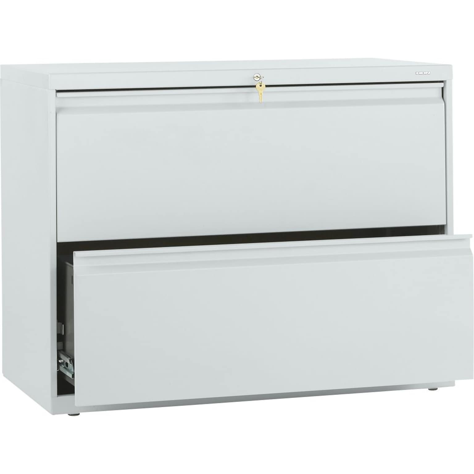 HON Brigade 800 Series 2-Drawer Lateral File, Letter/Legal, Light Gray, 36W (HON882LQ)