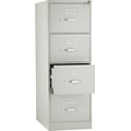 HON 510 Series 4 Drawer Vertical File Cabinet, Legal, Light Gray, 25D (H514CPQ)