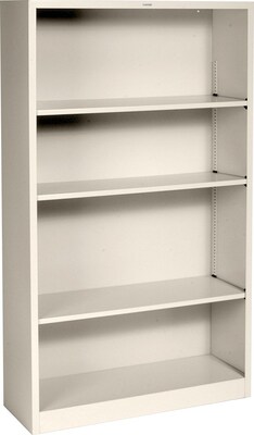 HON Brigade Steel Bookcase, 4 Shelves, 34-1/2W, Putty Finish NEXT2018 NEXTExpress