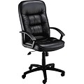 Safco Serenity Leather Executive Chair, Black (3470BL)