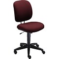 HON® ComforTask® Fabric Swivel/Tilt Low-Back Task Chair, Burgundy