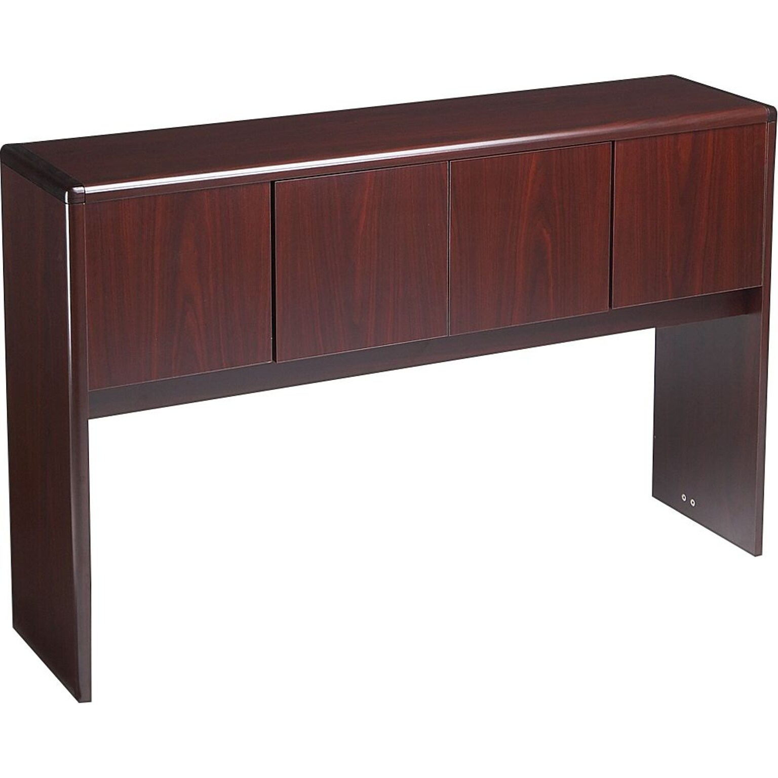 HON® 10700 Series Office Suite in Mahogany, Stack-on Storage Unit for 60 Credenza