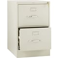 HON 510 Series 2 Drawer Vertical File Cabinet, Legal, Putty, 25D (H512CPL)