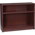 HON 1870 Series Bookcase, 2 Shelves, 36W, Mahogany Finish NEXT2018 NEXT2Day