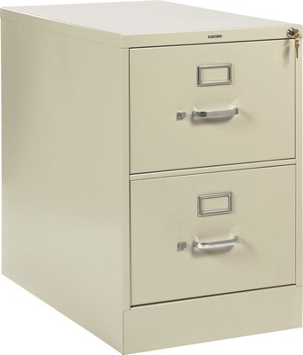 HON® 210 Series 2 Drawer Vertical File Cabinet, Legal, Putty, 28D (HON212CPL)