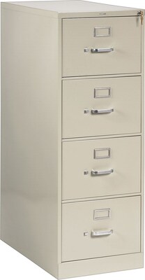 HON® 210 Series 4 Drawer Vertical File Cabinet, Legal, Putty, 28D (HON214CPL)