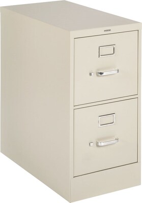 HON® 320 Series Vertical File, 2-Drawer, Letter, Putty