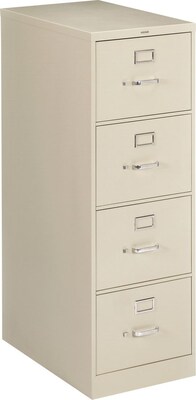 HON® 320 Series Vertical File, 4-Drawer, Legal, Putty