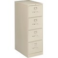 HON® 320 Series Vertical File, 4-Drawer, Legal, Putty