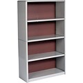 Safco ValueMate Economy 4-Shelf 54H Steel Bookcase, Gray (7172GR)