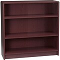 HON® Radius-Edge Laminate Bookcases, 36-1/8H, 3 Shelves, Mahogany