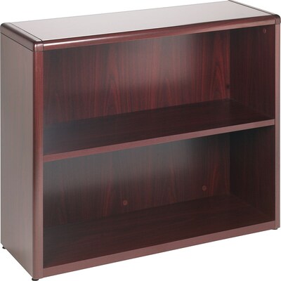 HON Mhogny 10700 Series L Workstation 2-Shlf Bkcse