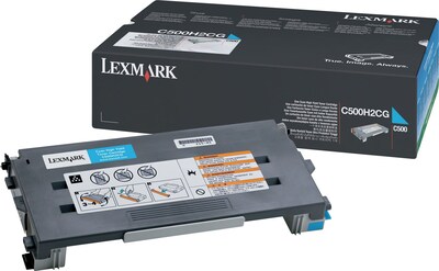 Lexmark C500 Cyan High Yield Toner Cartridge