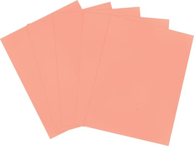 Staples® Pastel Multipurpose Paper, 20 lbs., 8.5 x 11, Salmon, 500/Ream  (14783)