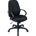 Office Star Distinctive High-Back Fabric Executive Chair, Black (EX2654-231)