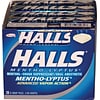 Halls® Mentho-Lyptus Cough Drops, 9 Pieces/Pack, 20 Packs/Box