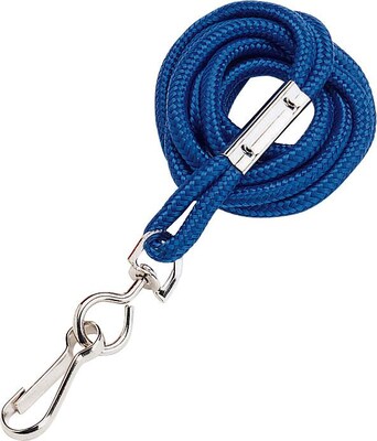 Swingline® GBC® Round Lanyard, Swivel Hook, Nylon, Blue, 12 Pack