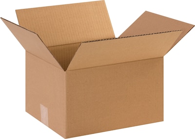 12 x 10 x 7 Shipping Boxes, 32 ECT, Brown, 25 /Bundle(12107)