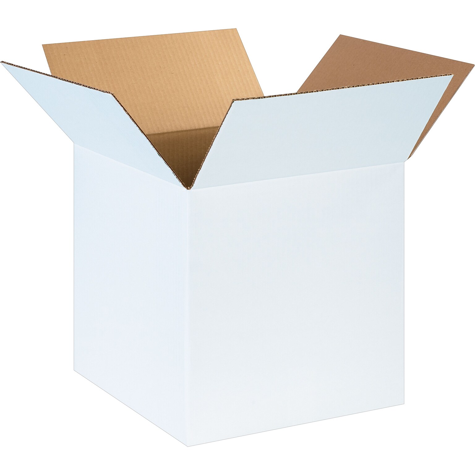 14 x 14 x 14 Shipping Boxes, White, 25/Bundle (141414W)