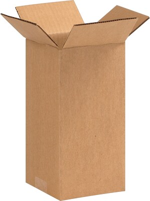 5 x 5 x 10 Shipping Boxes, 32 ECT, Brown, 25 /Bundle(5510)